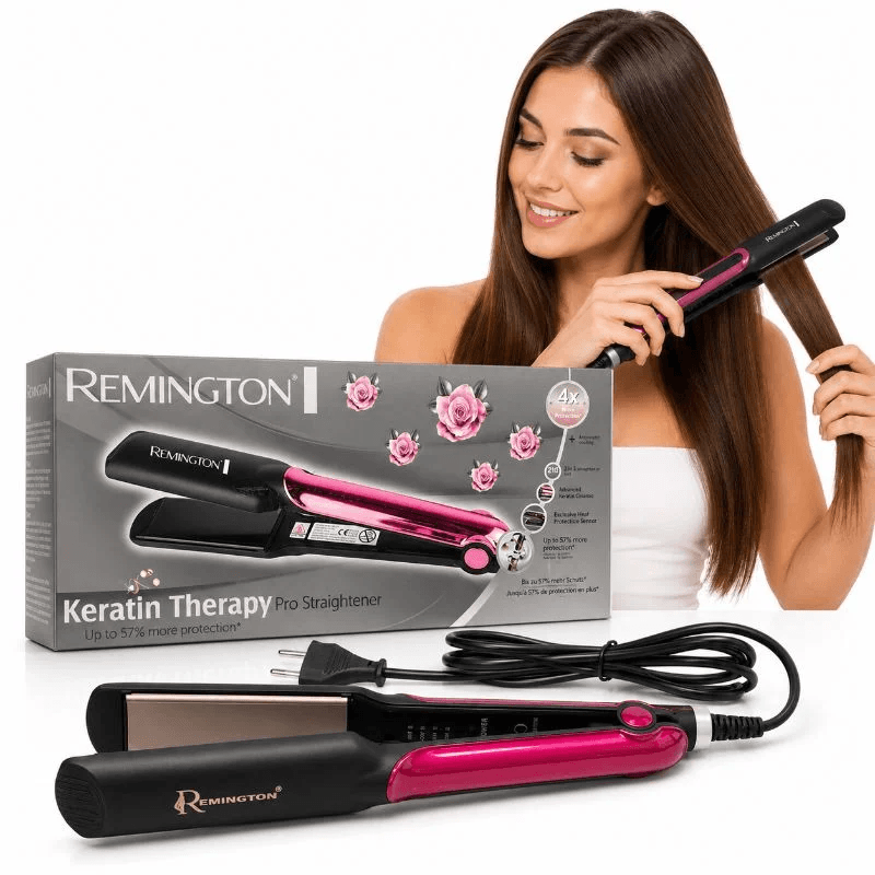 Remington Keratin Therapy Pro Straightener | Model FR 531 | Up to 57% More Protection - 1